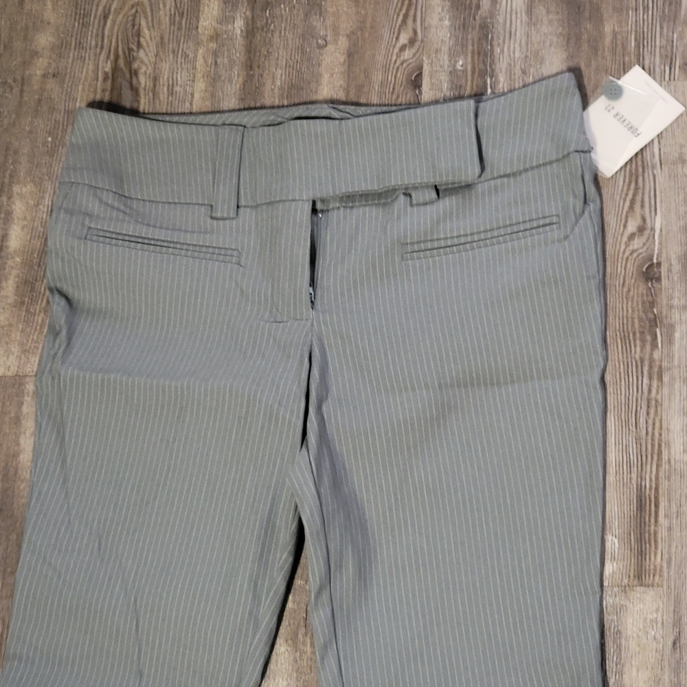 Gray Pinstripe Pants